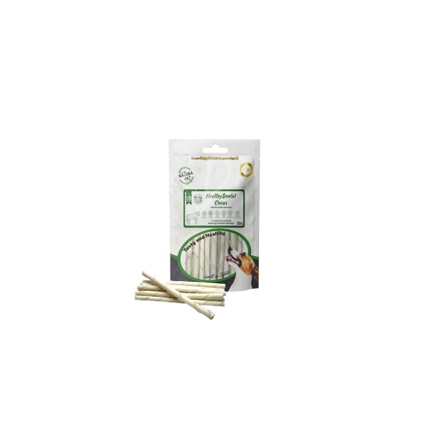 Eco Healty Dental Chews Beyaz Burgu Kemik 13cm 25li 150gr