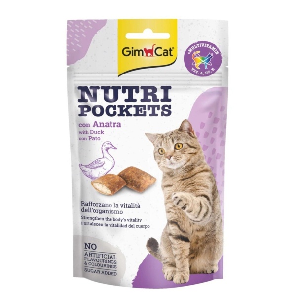 Nutripockets Ördekli _ Multivitaminli Kedi Ödülü 60gr - Petshopundan