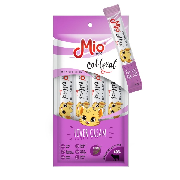 Mio Kedi Ödül Krema - Ciğerli 4lü paket x 15