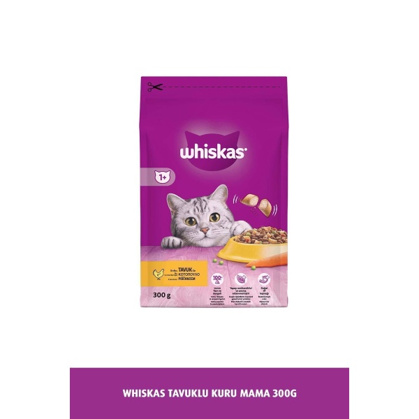 Whiskas Tavuklu ve Sebzeli 300 gr Yetişkin Kedi Maması