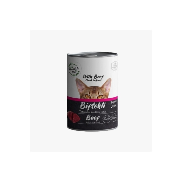 Eco Pet Biftekli Yetişkin Konserve Kedi Maması 400 Gr.