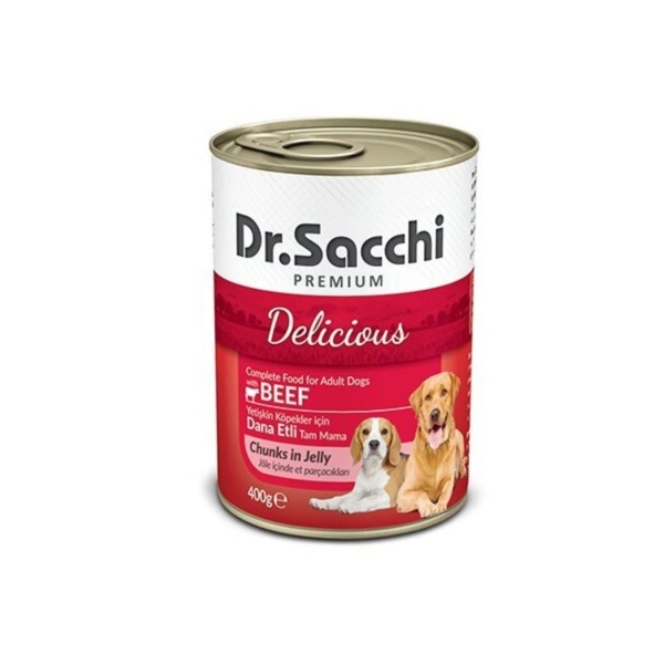 Dr.sacchi Konserve Köpek Sığır Etli 400gr