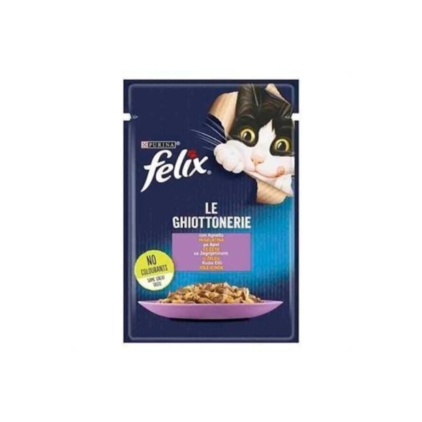 Kuzu Etli Kedi Yaş Maması 85 Gr.