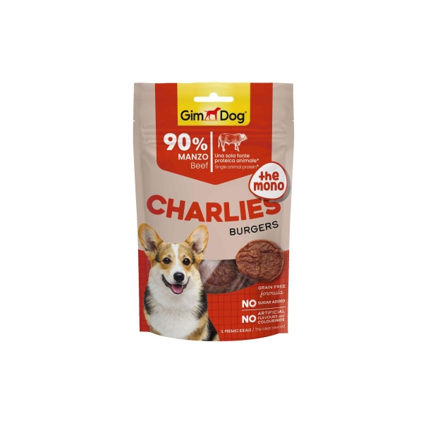 Charlies The Mono Burgers Sığır Etli Köpek Ödülü 70Gr