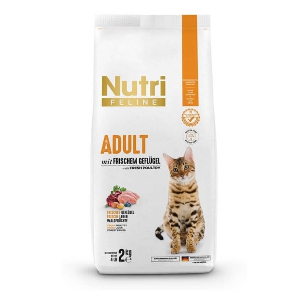 Nutri Feline Tavuklu 2 kg Yetişkin Kedi Maması