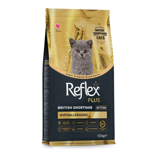 Reflex Plus British Shorthair Tavuklu 1.5 kg Yavru Kedi Maması