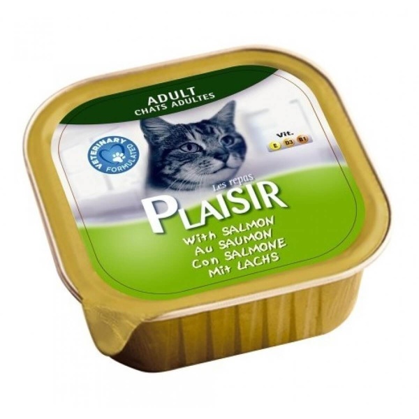 Plaisir Pate Somonlu 100 gr Yetişkin Yaş Kedi Maması