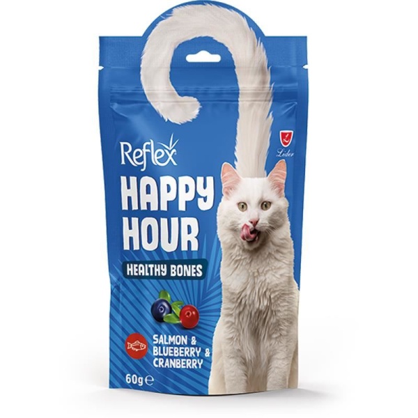 Reflex Happy Hour Healty Bones Kemikleri Destekleyici 60 gr Kedi Ödül Maması