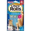 Inaba Ciao Churu Rolls Tavuk Sargılı Ton Balıklı ve Deniz Taraklı 4x10 gr Kedi Ödül Maması