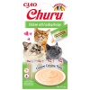 Inaba Ciao Churu Cream Tavuklu ve Deniz Taraklı 4x14 gr Sıvı Kedi Ödül Kreması