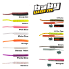 Fujin Baby Worm 5.2 cm Floating LRF Silikonu renk kodu #Yellow