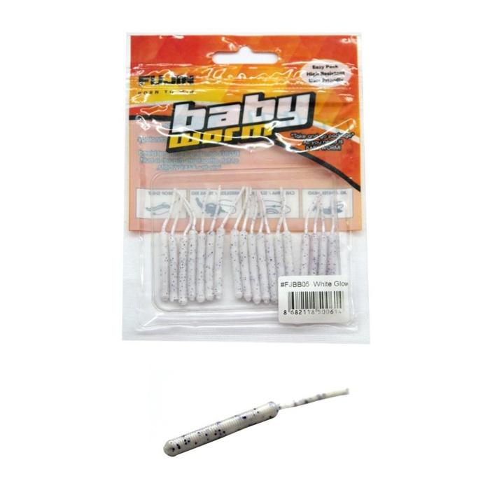 Fujin Baby Worm 5.2 cm Floating LRF Silikonu renk kodu #Browny