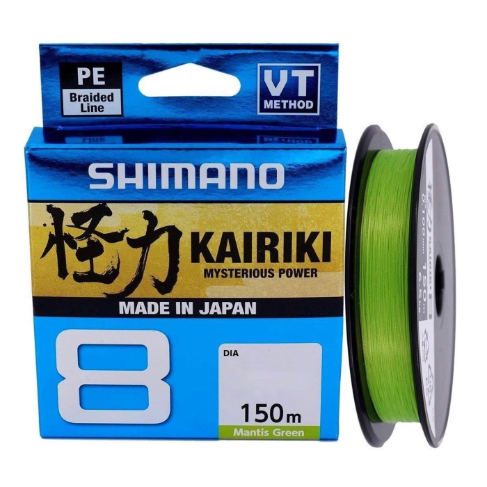 Shimano Kairiki 8X 300 m Mantis Green 0.060mm 5.3kg Örgü Misina