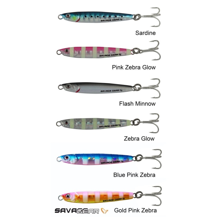 Savage gear 3D Slim Minnow 5 gr 4,6 cm LRF Jig Yem - Gold Pink Zebra