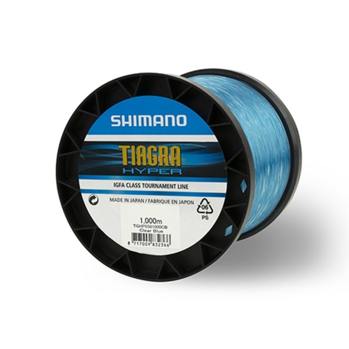 Shimano Tiagra Hyper Trolling Misina IGFA 80LB 1000mt Clear Blue