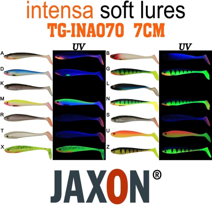 Jaxon Gummy İntensa Silikon 7cm #70D renk kodu:K