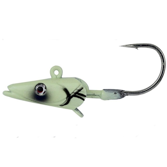 Savage gear Sandeel Jig Head 16g 3/0 - 3pcs Glow Jig Head