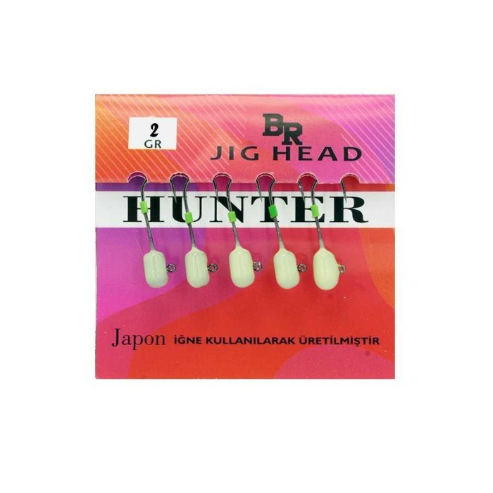 Bera Jig Head - Hunter 2gr Green Uv Glow