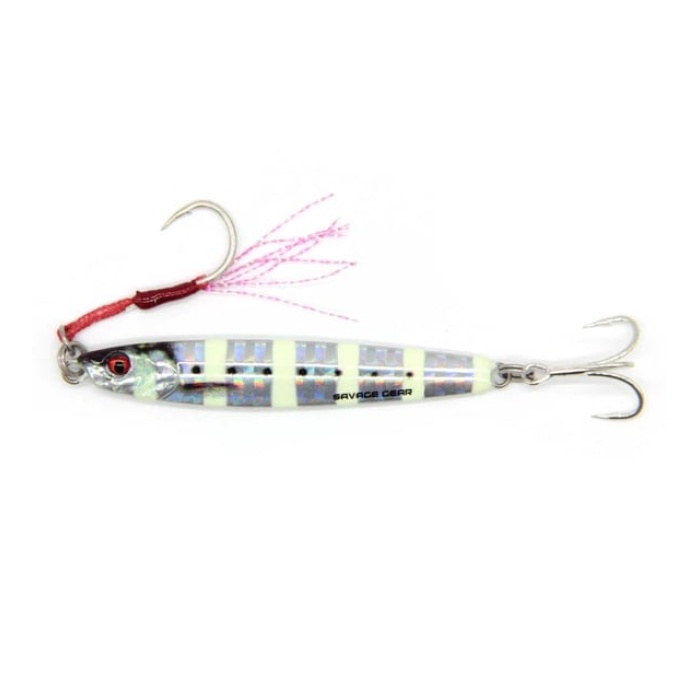 Savage Gear 3D Jig Minnow 40 gr 9.3 cm Metal Jig Yem - Zebra glow PHP