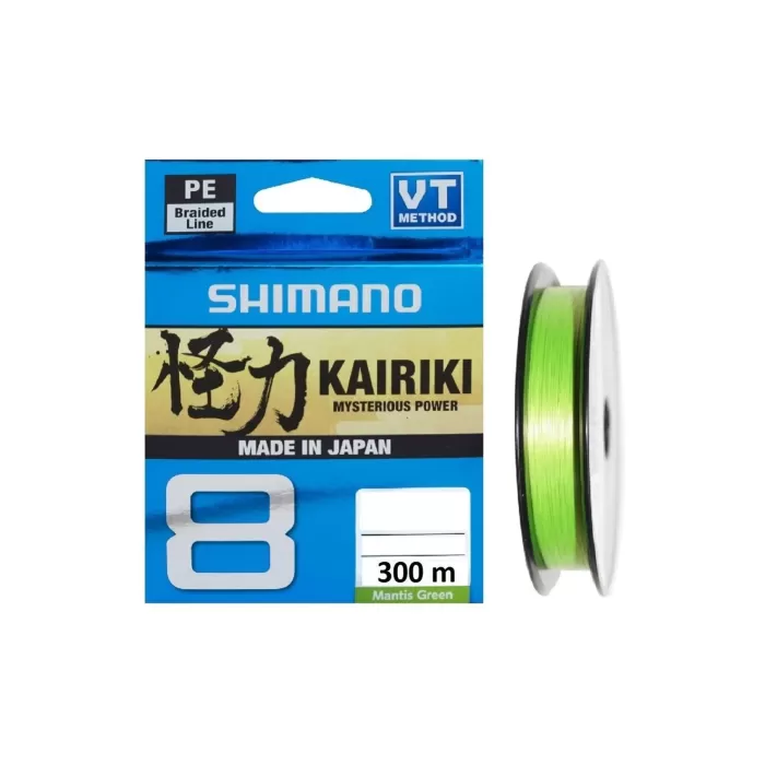 Shimano Kairiki 8X 300 m Mantis Gray 0.16mm 10.3kg Örgü Misina