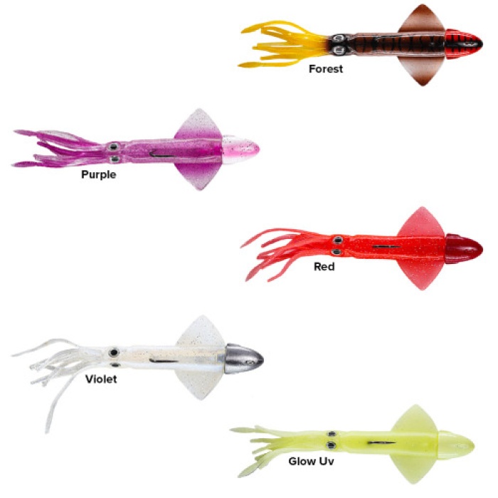 Fujin Calamax Squid 200gr slikon kalamar jig RENK : PURPLE