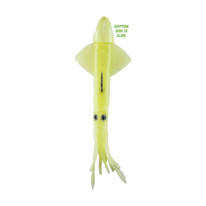 Fujin Calamax Squid 140gr slikon kalamar jig RENK : GLOW UV