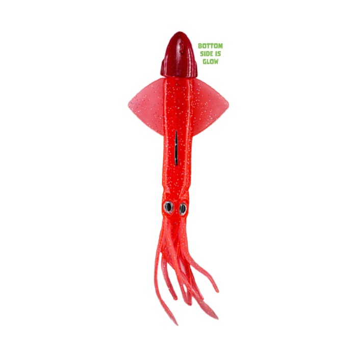 Fujin Calamax Squid 200gr slikon kalamar jig RENK : RED