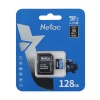 Netac P500 NT02P500STN-128G-R Uhs-I U1 CLASS10 Microsdxc 128GB Hafıza Kartı (Sd Adaptörlü)