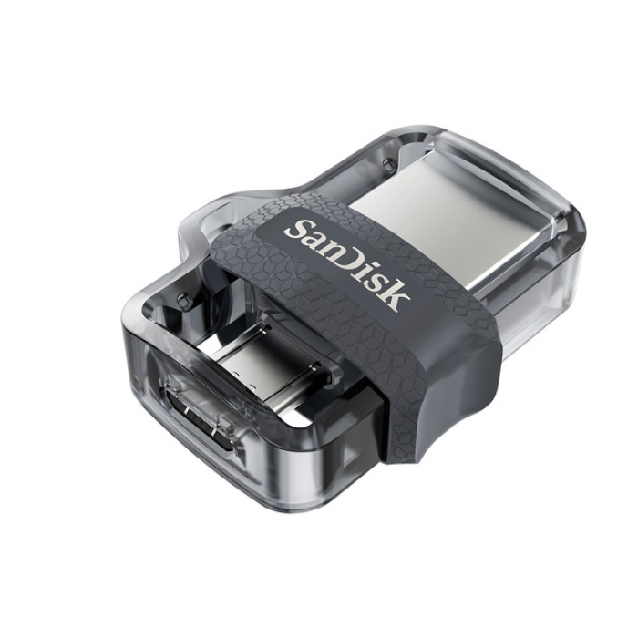 SanDisk Ultra Dual Drive m3.0 256GB Grey & Silver