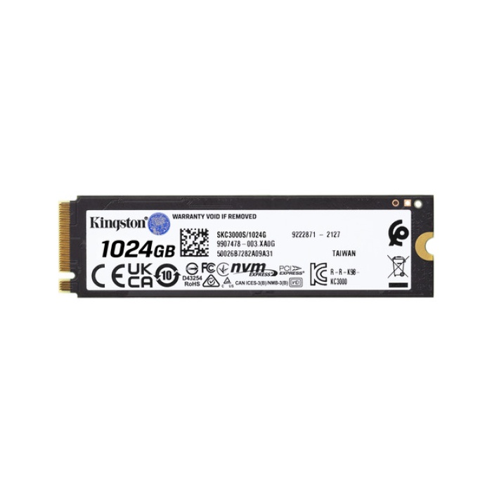 Kingston 1024G KC3000 PCIe 4.0 NVMe M.2 SSD