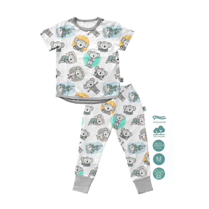 KidZee Yazlık Pijama Takımı 0.2 Tog Koala Pj-zee