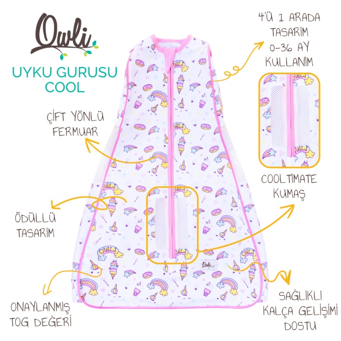 Owli Uyku Gurusu COOL Rainbow