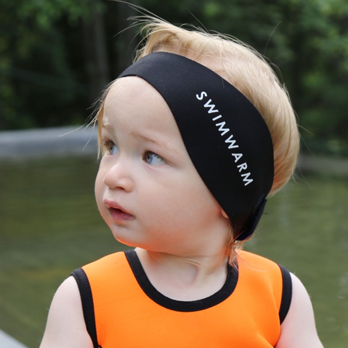 Owli Swimwarm Kulak Koruyucu Siyah Bebek