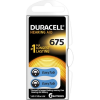 DURACELL 675 İŞİTME CİHAZ KULAK PİLİ 6 PARÇA  1 KUTU (2563)