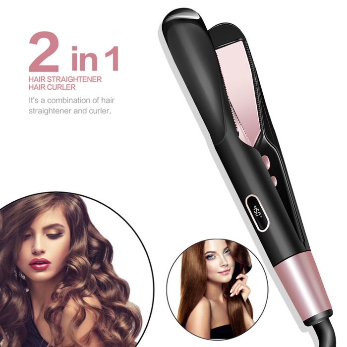 2 in 1 Curl Straight Confidence Saç Düzleştirici (2563)