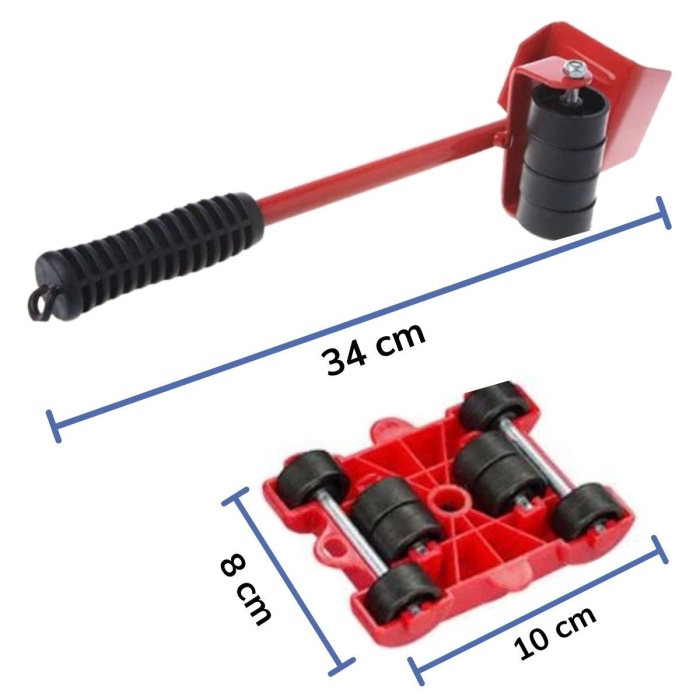 Tekerlekli Basit Pratik Ağır Beyaz Eşya Mobilya Taşıma Kaydırma Aleti Aparatı Seti (2563)