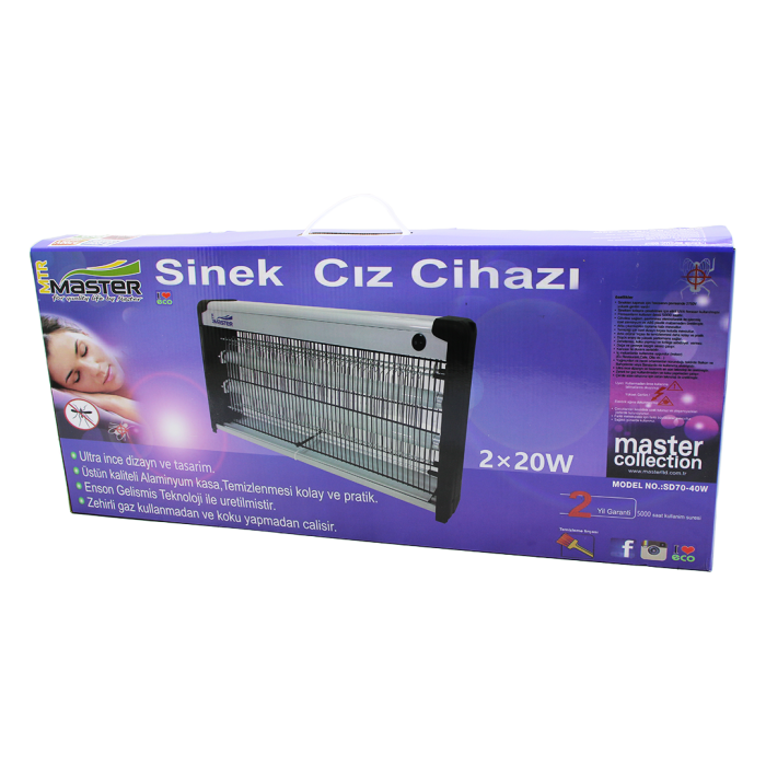 40W SİNEK ÖLDÜRÜCÜ CIZ 2X20W 67X7X29CM (2563)