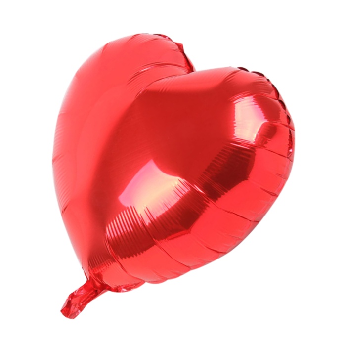 Kalp Balon Folyo Kırmızı 45 cm 18 inç (2563)