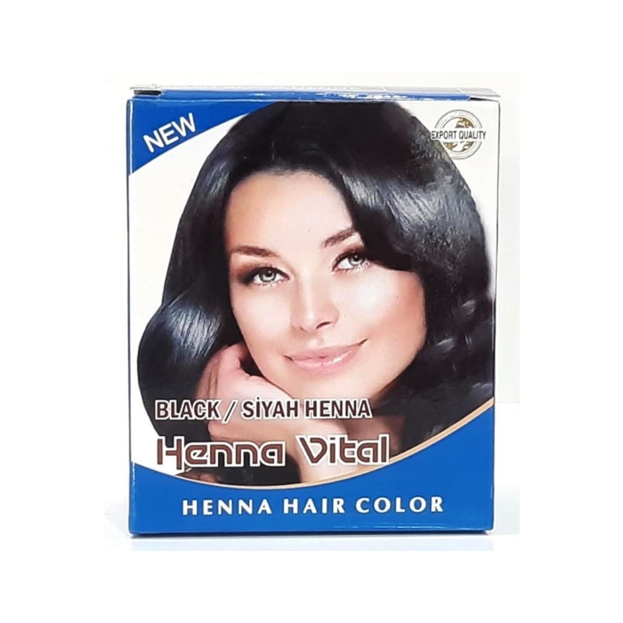 HENNA VİTAL KINA SİYAH 6 PARÇA  X 10GR (2563)