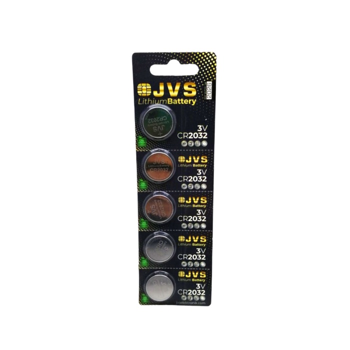 JVS CR2032 3V PARA PİLİ 5Lİ KART (2563)