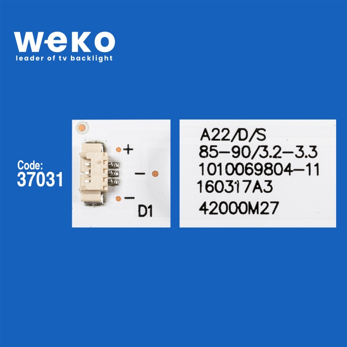 WKSET-6298 37031X4 LED42D15-01 (C) 3034201520V  4 ADET LED BAR