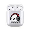 Airpods 1-2 Şeffaf Kılıf Angry Ghost