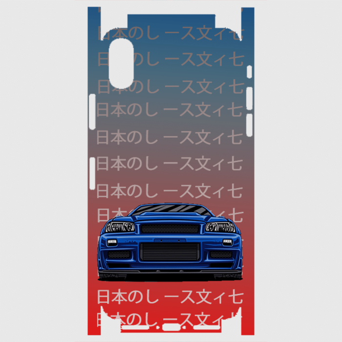 iPhone Xs Telefon Kaplama - Skyline R34 JDM