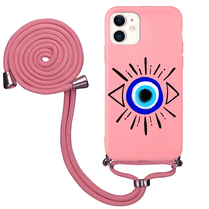 iPhone 12 İpli Lansman Kılıf - Eyes 2