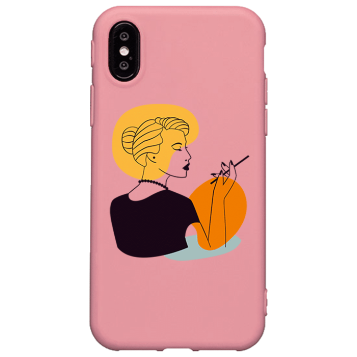 iPhone XS Lansman Kılıf - Art Woman 2