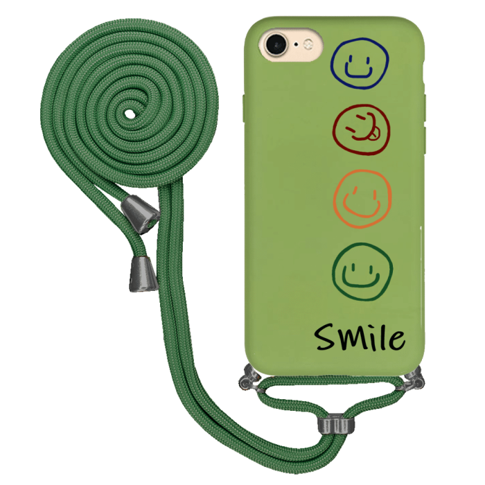 iPhone 8 İpli Lansman Kılıf - Smile