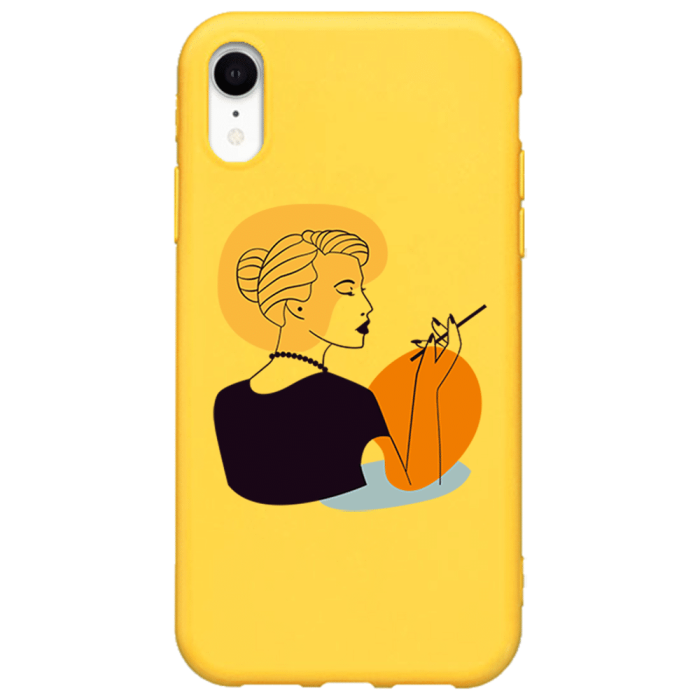 iPhone XR Lansman Kılıf - Art Woman 2