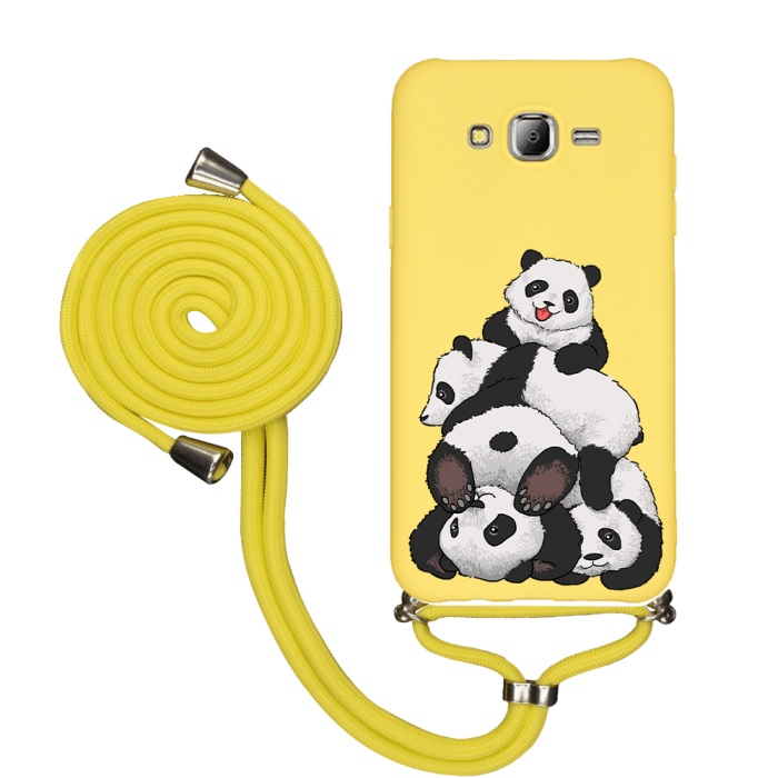 Samsung J7 Core İpli Lansman Kılıf - Cute Pandas