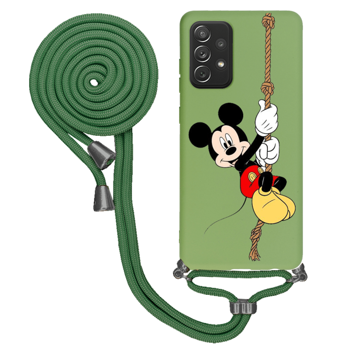 Samsung A72 İpli Lansman Kılıf - Mickey Mouse