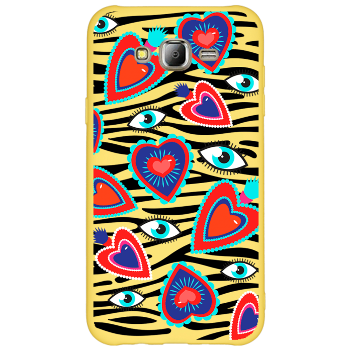 Samsung J7 2015 Lansman Kılıf - Eye Of The Heart